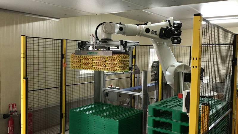 Robot palettiseur pour le secteur agro-alimentaire